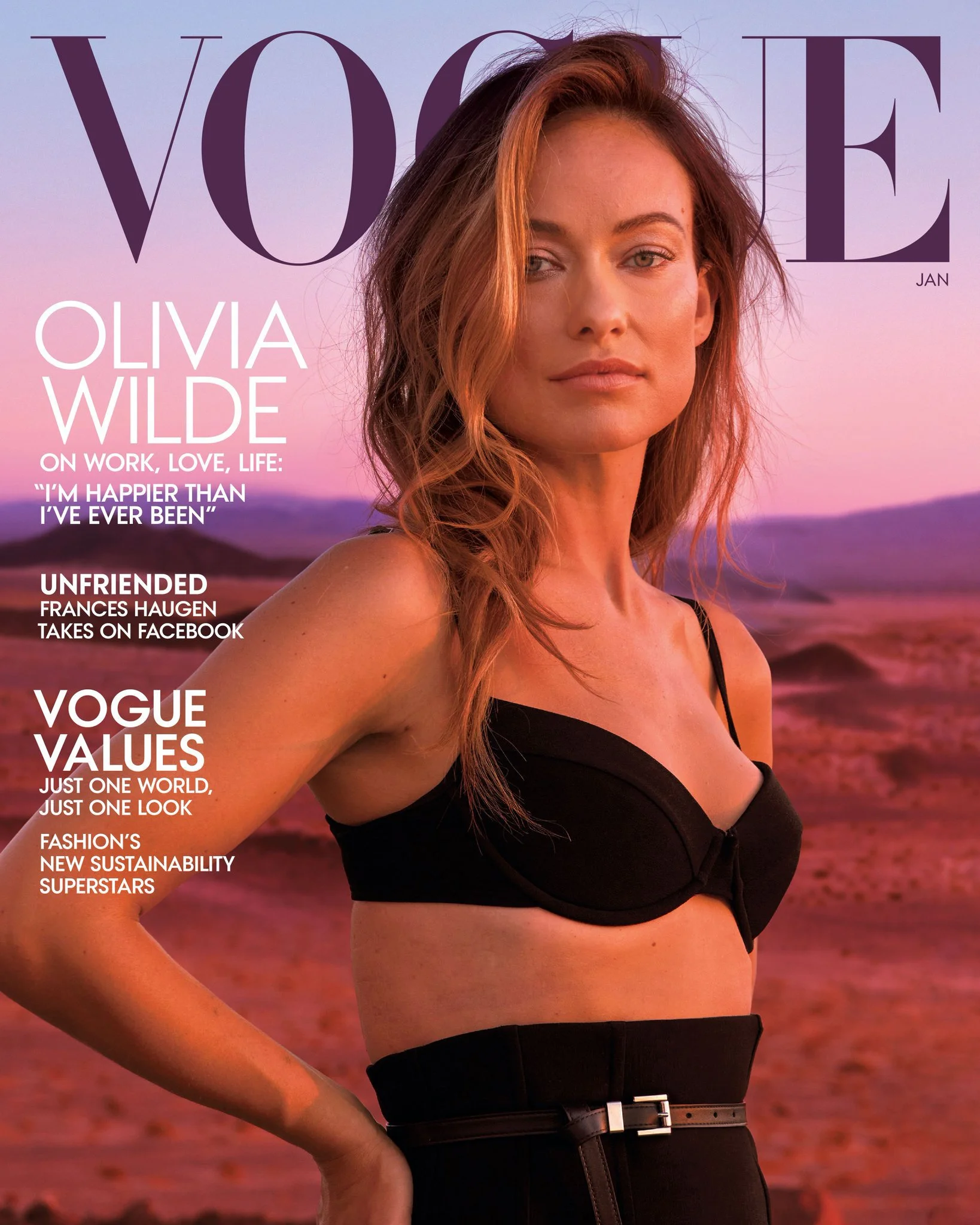 Olivia Wilde in Vogue US December 2021, by Annie Leibovitz — Anne